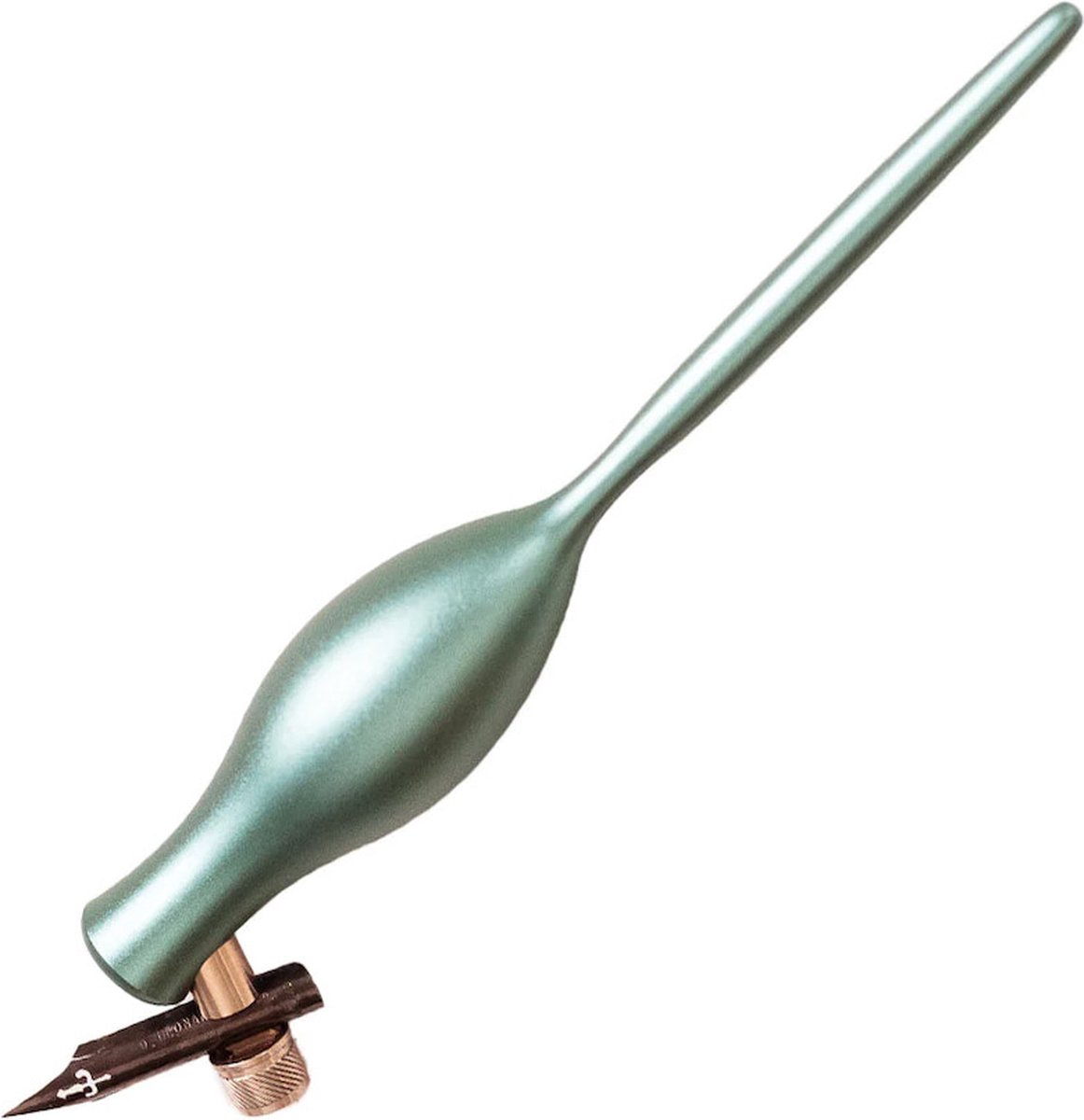 Toms Studio Flourish Carrot Calligraphy Pen - Seaglass